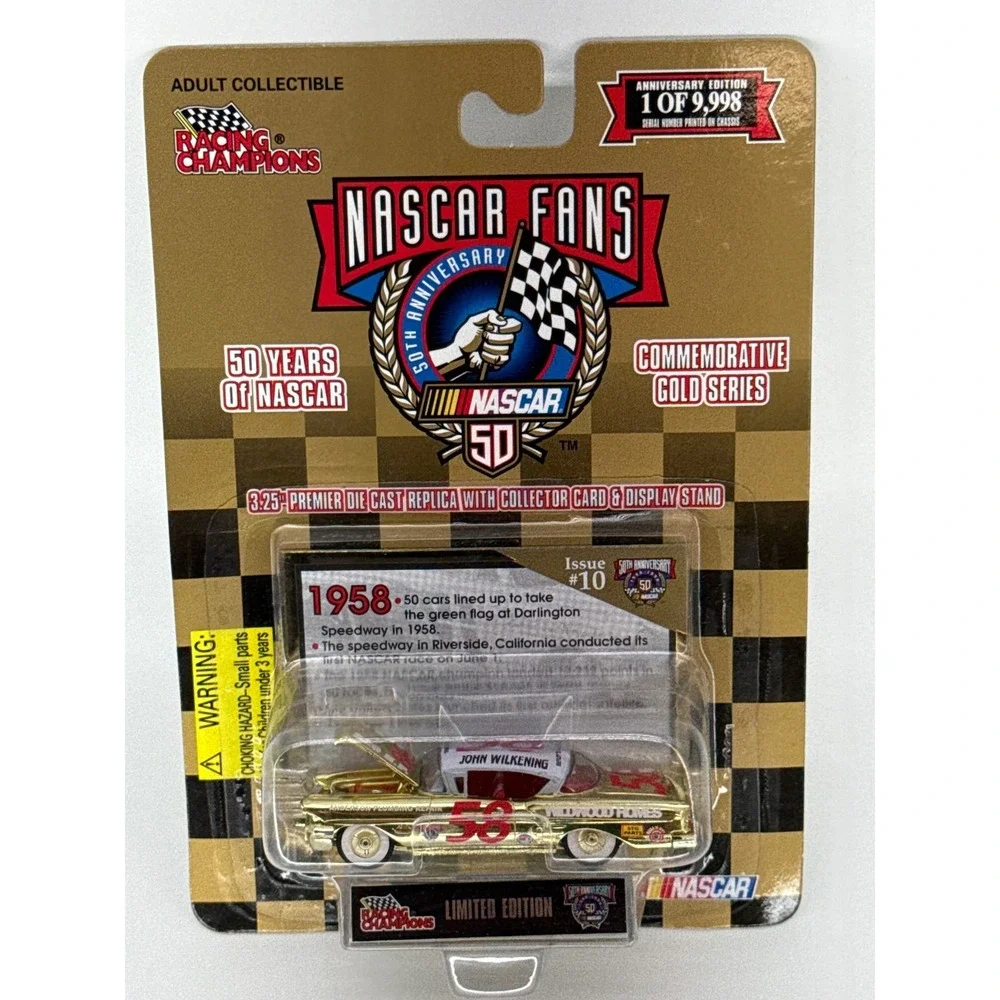 NASCAR Diecast 1:64 Racing Champions Gold Series 50th Anniversary Lot 4 Tan 164